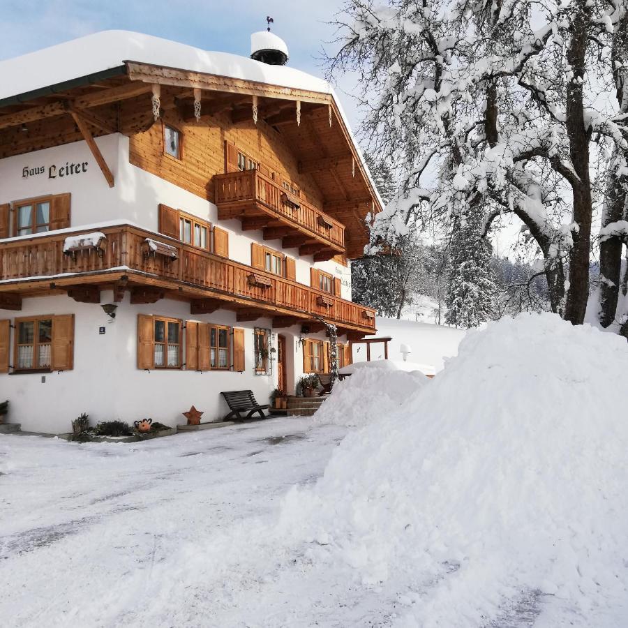Hotel Haus Leiter à Reit im Winkl Extérieur photo